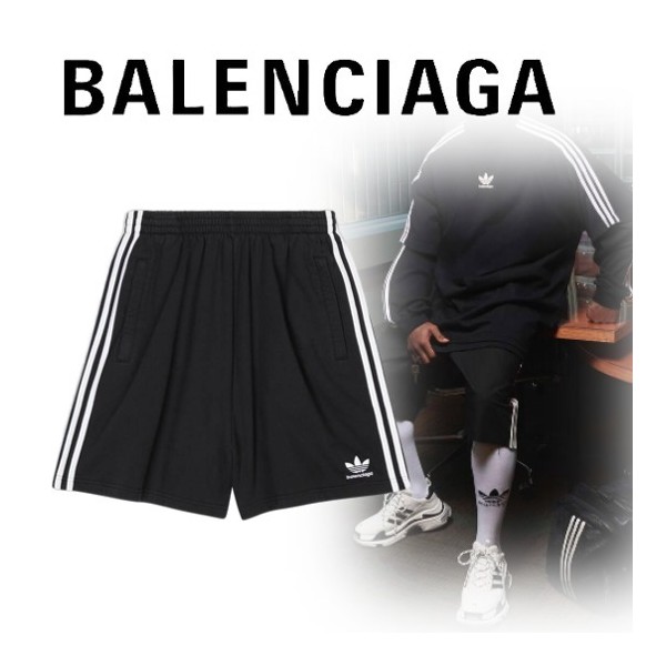 [BALENCIAGA] 발렌시아가 x 아디다스 23SS 포플린 반바지-레플리카 사이트 쇼핑몰