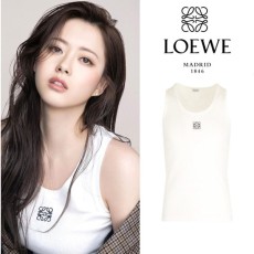 2023 S/ S LOEWE 자수로고 커플 민소매 (남여공용)