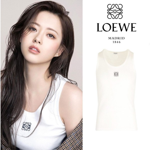 LOEWE 자수로고 커플 민소매 (남여공용)