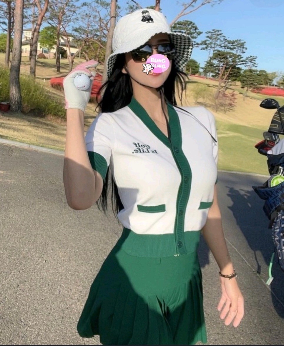 말본 골프웨어 버킷 Golf is Life 가디건 (WOMAN)