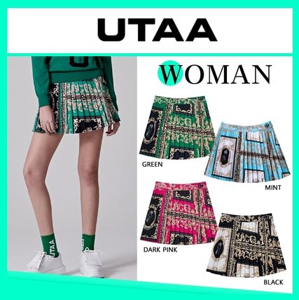 UTAA 유타 골프 블렌드 버킹엄 쇼트 스커트 (WOMEN)