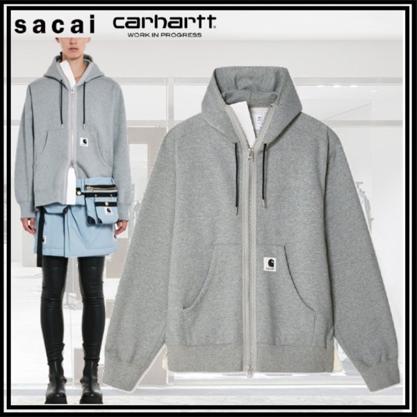 [Sacai X carhartt] 사카이 x 칼하트 23FW 콜라보 후드집업 - 2 Color-레플리카 사이트 쇼핑몰