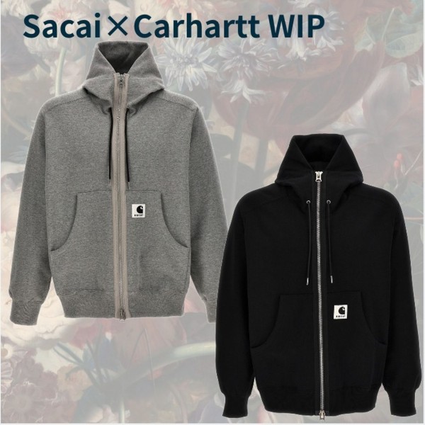 [Sacai X carhartt] 사카이 x 칼하트 23FW 콜라보 후드집업 - 2 Color-레플리카 사이트 쇼핑몰