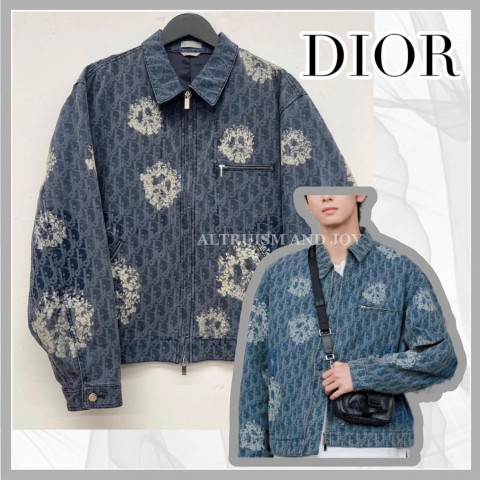 [DIOR x Denim Tears] 디올x데님티어스 콜라보 오블리크 데님 코튼 자켓