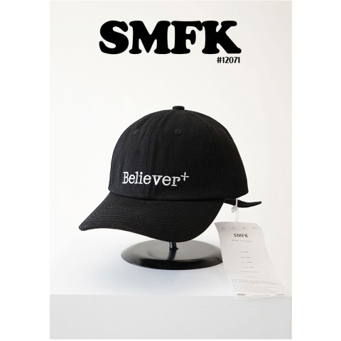 SMFK 블랙 BELIEVER 빌리버 베이스 볼캡