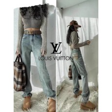 LV 루이비통 포켓 로고 데님 팬츠 (M~XL)