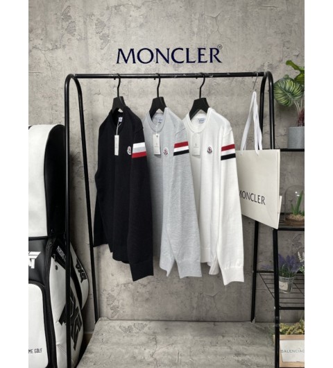 몽클레어 어깨 삼선 테잎 니트 3color
