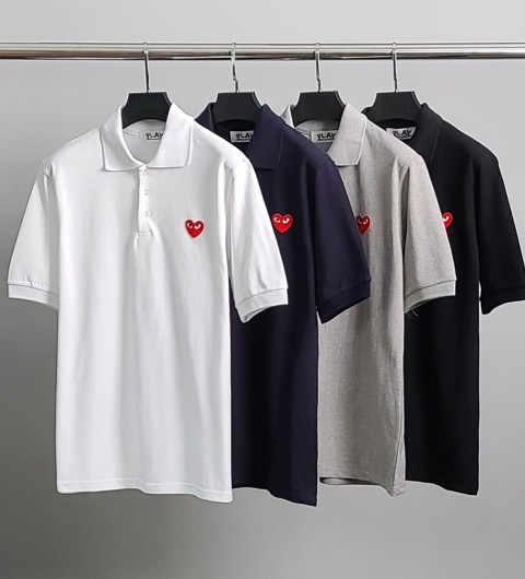 [CDG] 꼼데가르송 레드와펜 PK 반팔 카라티 4color