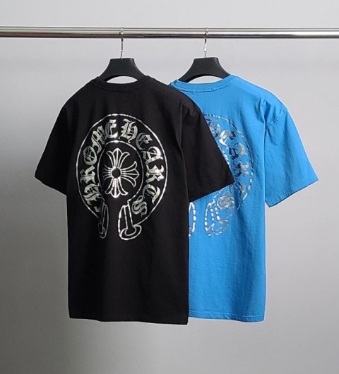 [Chrome Hearts] 크롬하츠 실버 등말굽 오버핏 반팔티 2color