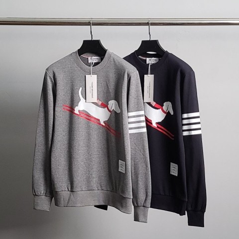 [THOM BROWNE] 도그 스키 맨투맨 2color