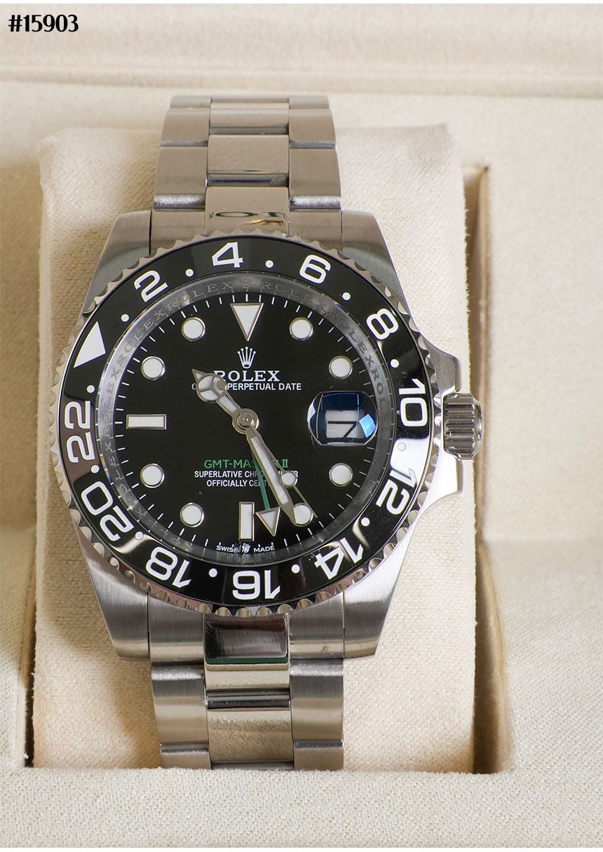 롤렉스 GMT-Master II GMT 마스터 2 블랙 오이스터 쥬빌리