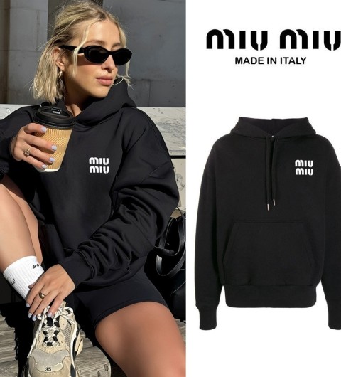 미우미우 (miumiu) 엠보 후드 -여성용-