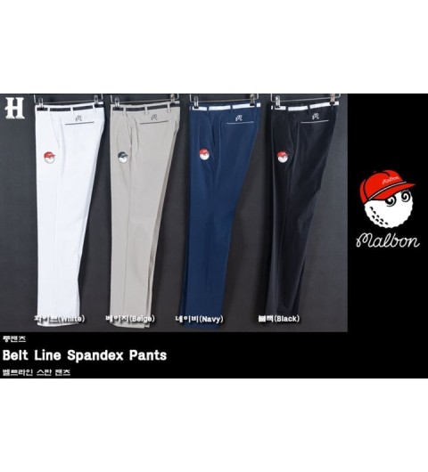 말본. 벨트라인 스판 팬츠 (4color) [size-30~40]