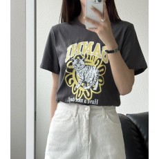 가니 여성 릴렉스 캣 반팔티