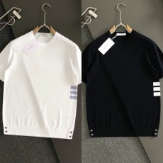 톰브라운 삼선 라운드 반팔 쿨니트 - 2 Color