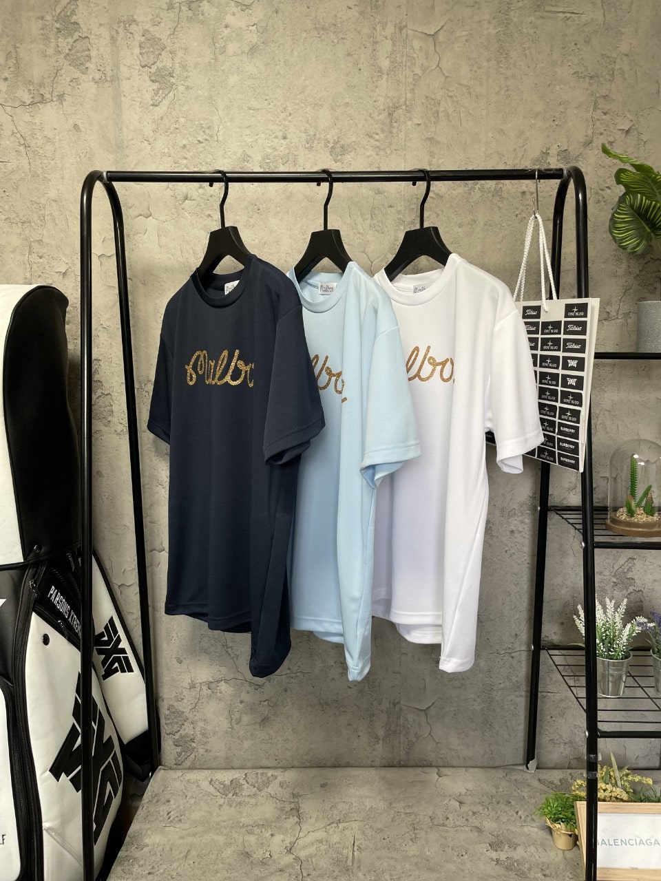 말본 골드로고 반팔티 (3color)