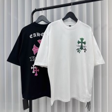 크롬하츠 멀티 엠보 크로스 반팔 티셔츠 (2color)