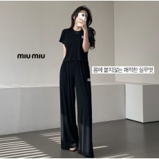 미우미우 링클 찰랑 바지셋업 (2color) -20323