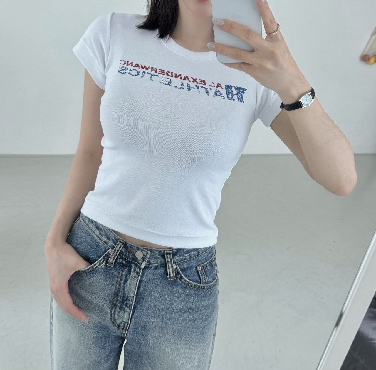 알렉산더왕 애슬레틱스 반팔티