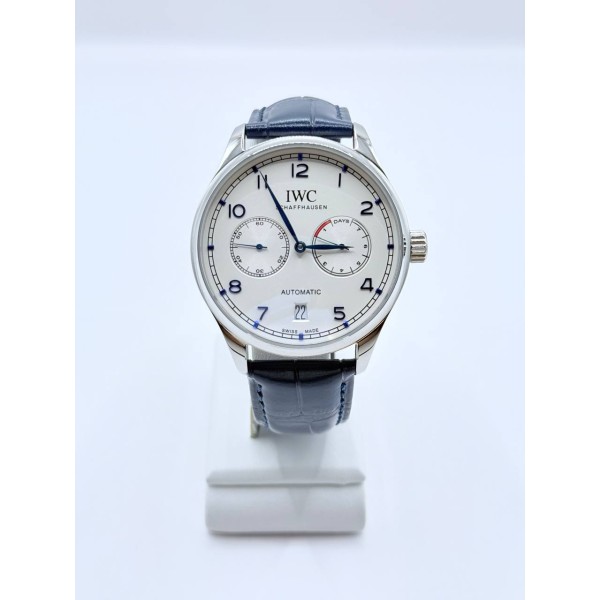 IWC 샤프하우젠 포르투기저 은장 가죽 (국내공장 AS가능)-레플리카 사이트 쇼핑몰