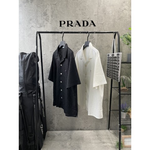 프라다 매쉬 셔츠 (3color)
