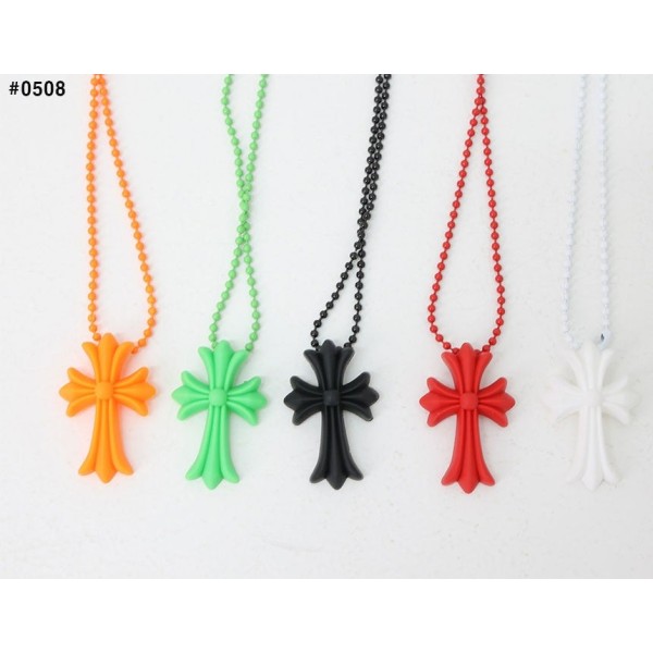 크롬하츠 실리크롬 CH 크로스 팬던트 목걸이 - 5 Color-레플리카 사이트 쇼핑몰
