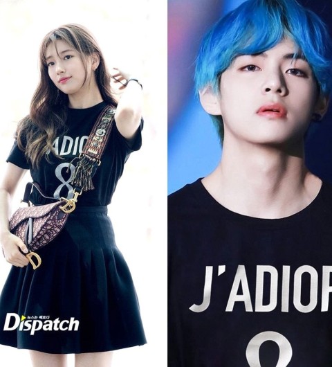 디올 J'A DIOR 프린팅 반팔 티셔츠