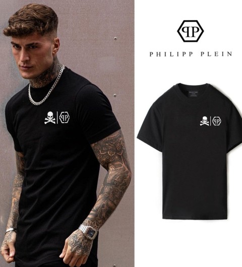 2022 S/S 필립플레인 스컬 프린팅 반팔