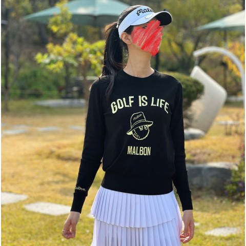 말본 여성 골프웨어 Golf Is Life 니트 ( 3 COLOR )