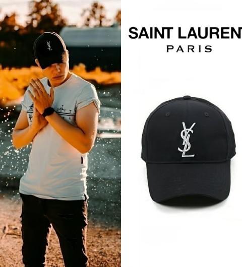 생로랑 수입 YSL 자수로고 볼캡