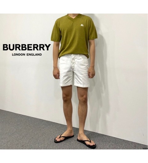 버버리 린넨반팔브이넥 18226_BBR