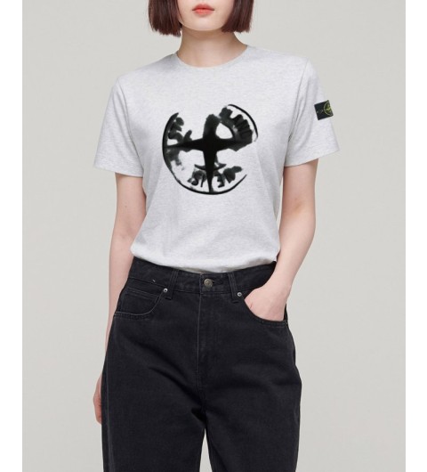 스톤아일랜드 원형블러로고 티셔츠
